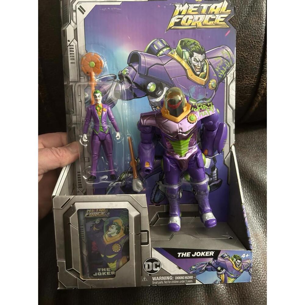 DC Metal Force The Joker Armor Mech Suit Figure Set by Spin Master New